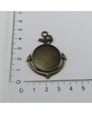 Metal Kolye Ucu - Çapa