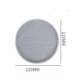 desenli bardak altı silikon kalıp - 119x119 mm-Kod:392