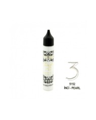 3D BONCUK BOYA-5152-İNCİ