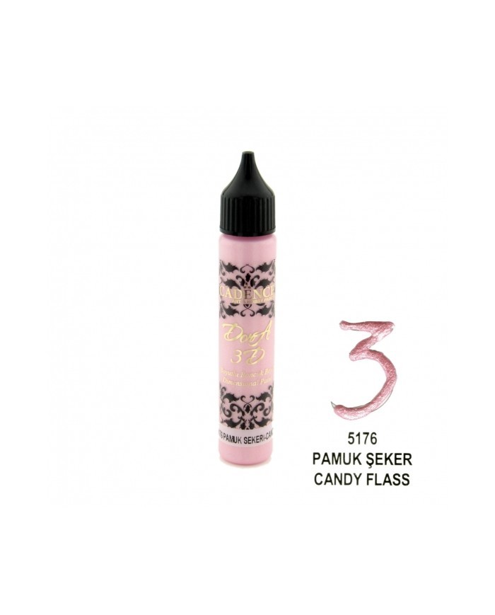 3D BONCUK BOYA-5176-PAMUK ŞEKER