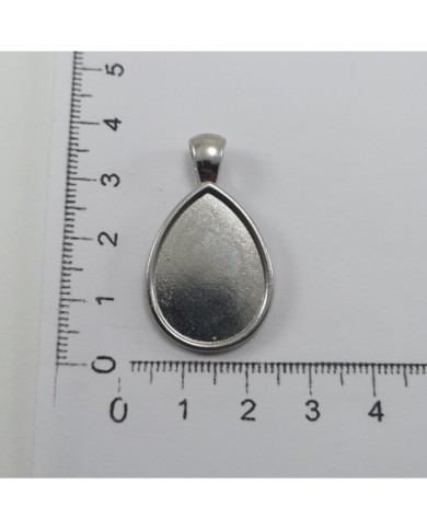 Metal Kolye Ucu - Damla