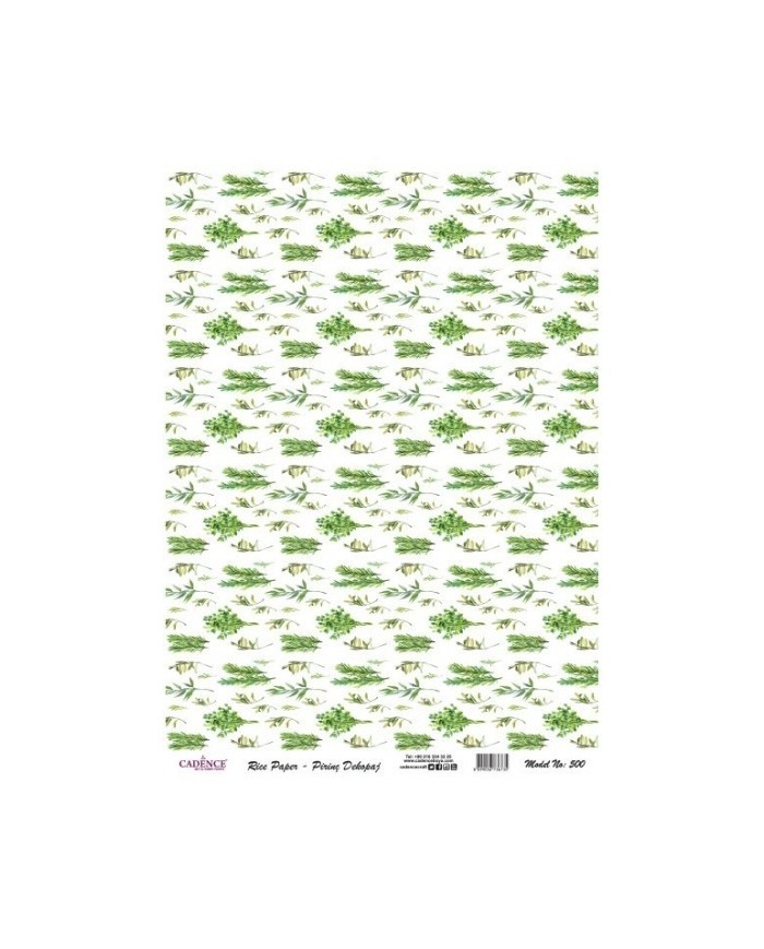 Pirinç Dekupaj 29*42 cm model 500