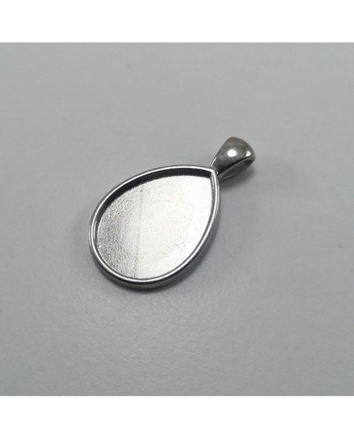 Metal Kolye Ucu - Damla