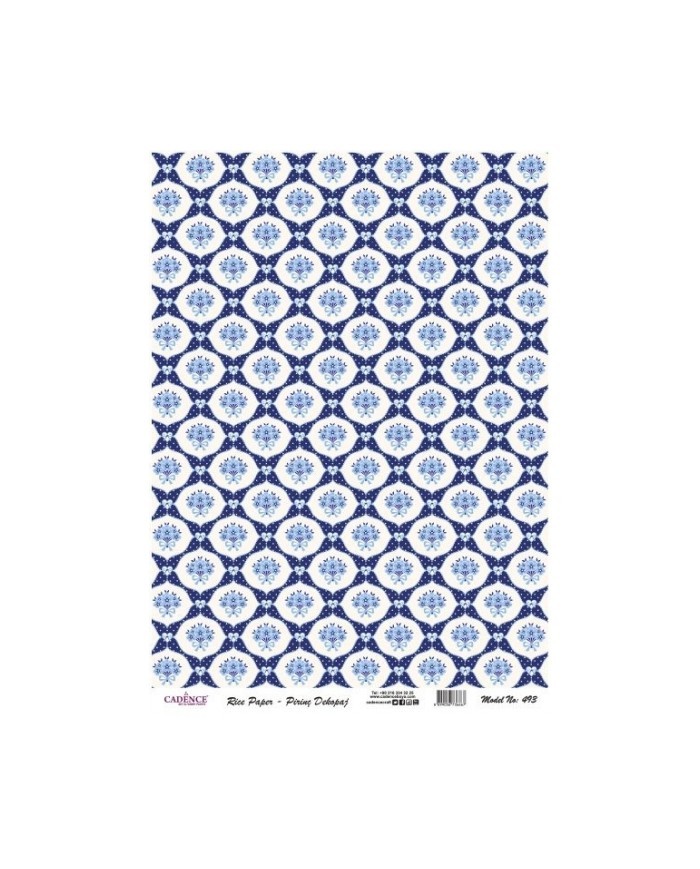 Pirinç Dekupaj 29*42 cm model 493