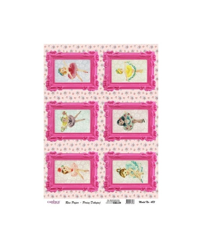 Pirinç Dekupaj 29*42 cm model 483