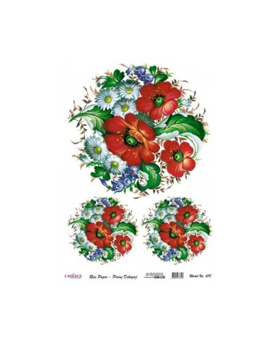 Pirinç Dekupaj 29*42 cm model 478