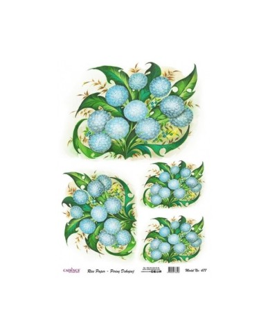 Pirinç Dekupaj 29*42 cm model 477