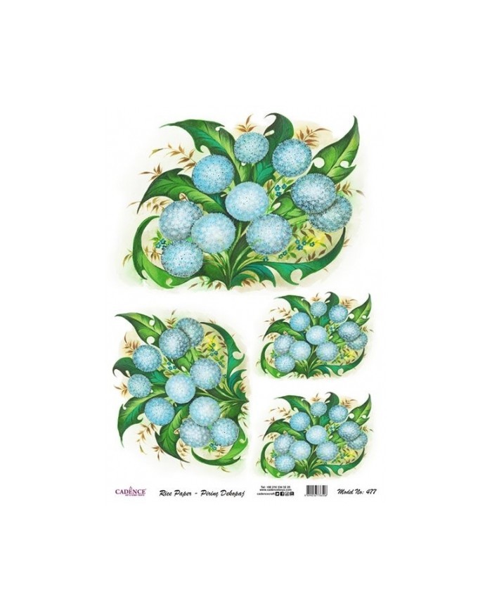 Pirinç Dekupaj 29*42 cm model 477