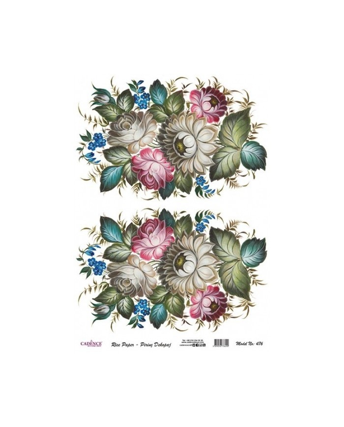 Pirinç Dekupaj 29*42 cm model 476