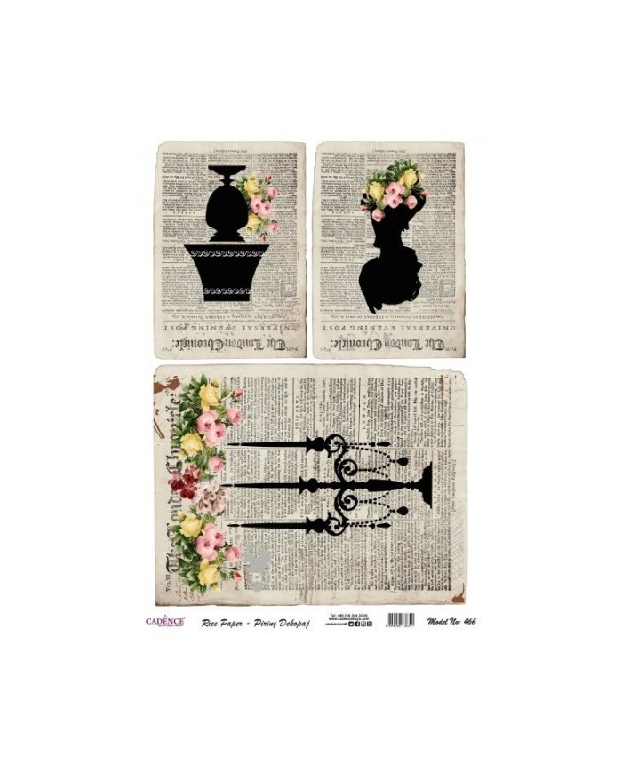 Pirinç Dekupaj 29*42 cm model 466