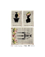 Pirinç Dekupaj 29*42 cm model 466