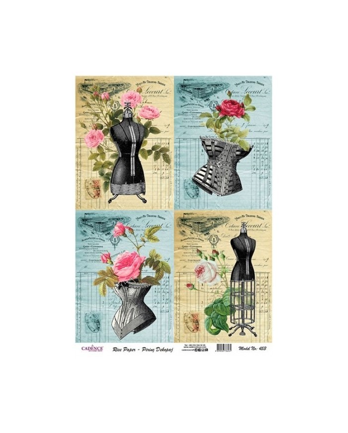 Pirinç Dekupaj 29*42 cm model 453