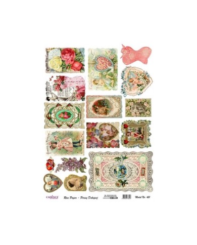 Pirinç Dekupaj 29*42 cm model 451