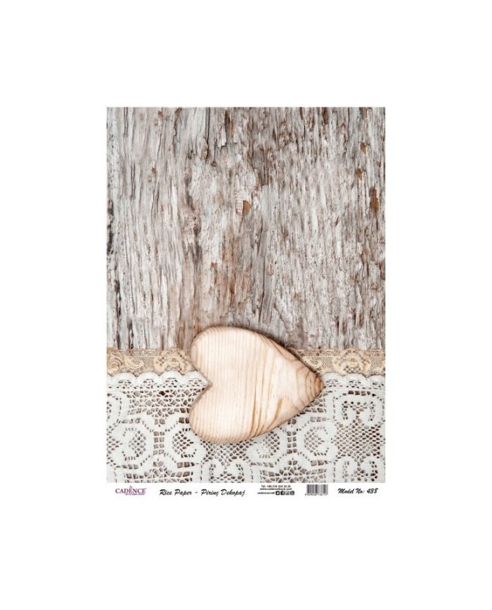 Pirinç Dekupaj 29*42 cm model 438