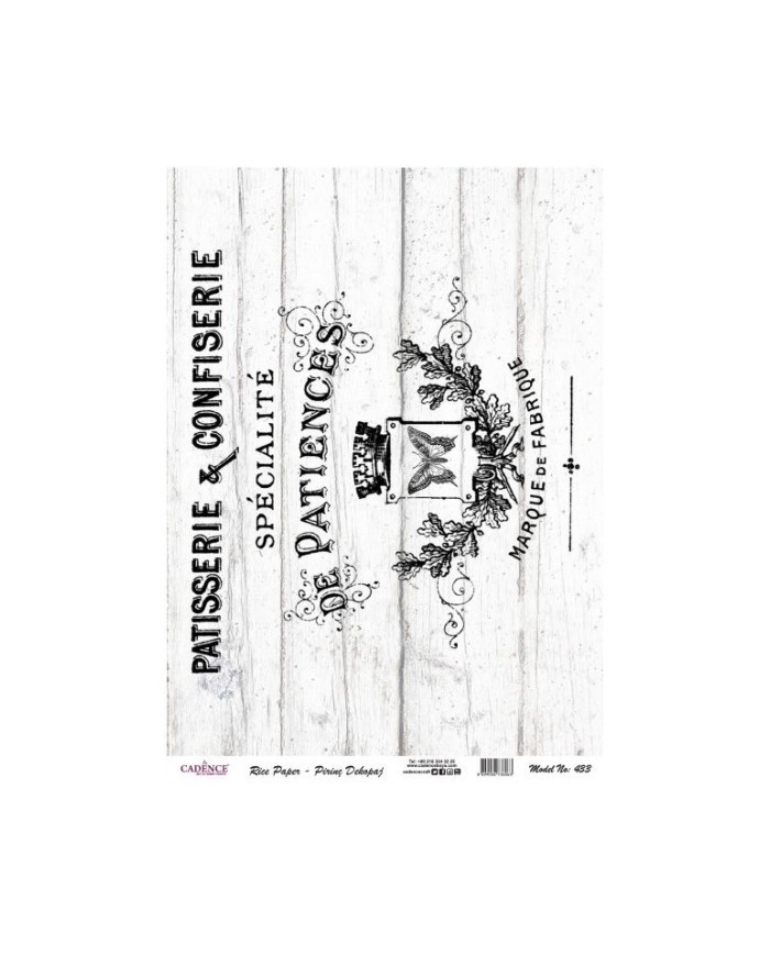 Pirinç Dekupaj 29*42 cm model 433