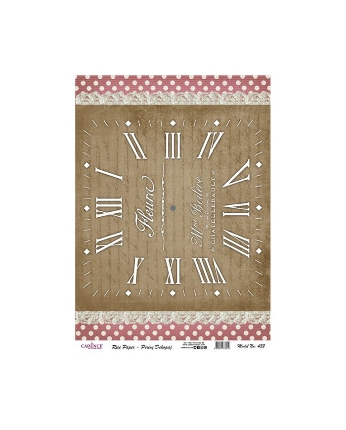 Pirinç Dekupaj 29*42 cm model 432