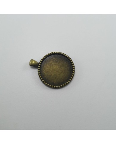 Metal Kolye Ucu - Kedili