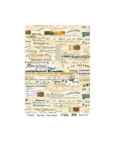 Pirinç Dekupaj 29*42 cm model 418