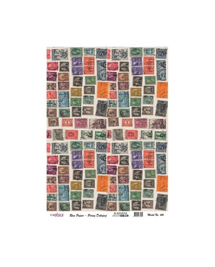 Pirinç Dekupaj 29*42 cm model 416