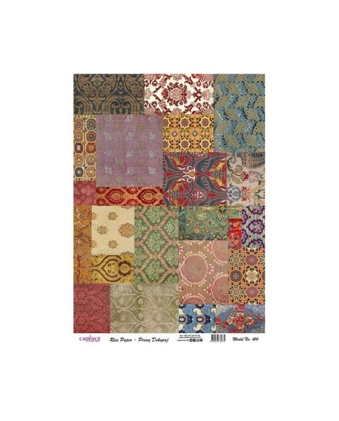 Pirinç Dekupaj 29*42 cm model 414