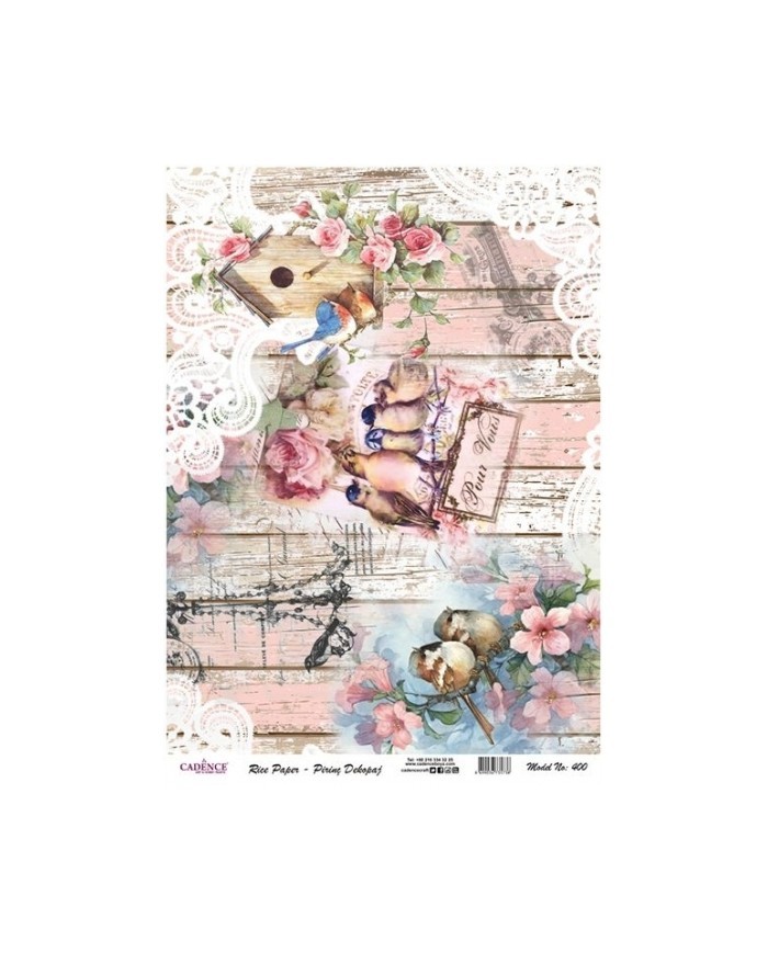 Pirinç Dekupaj 29*42 cm model 400