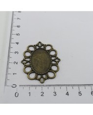 Metal Kolye Ucu - Çerçeve