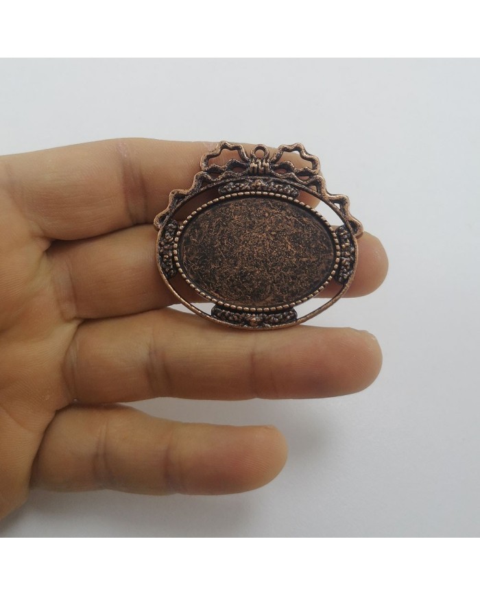 Metal Kolye Ucu - Çerçeve