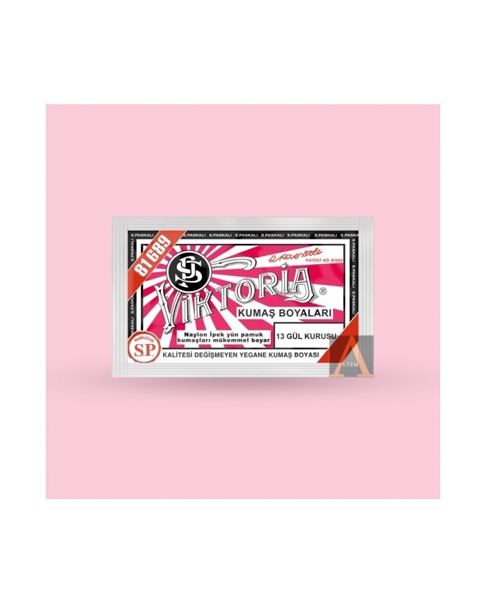 Toz Kumaş Boyası Gül Kurusu V-13