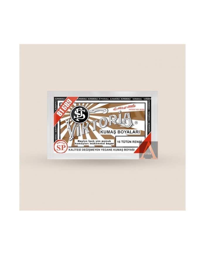 Toz Kumaş Boyası Tütün Rengi V-16