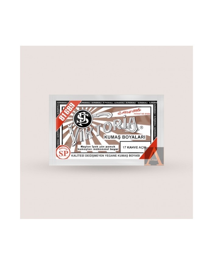 Toz Kumaş Boyası Açık Kahve V-17