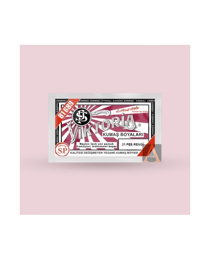 Toz Kumaş Boyası Fes Rengi V-21