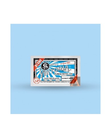 Toz Kumaş Boyası Orta Mavi V-24