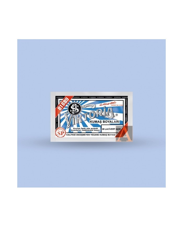 Toz Kumaş Boyası Açık Lacivert V-28