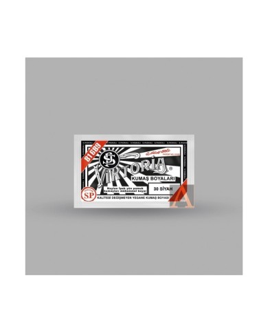 Toz Kumaş Boyası Siyah V-30