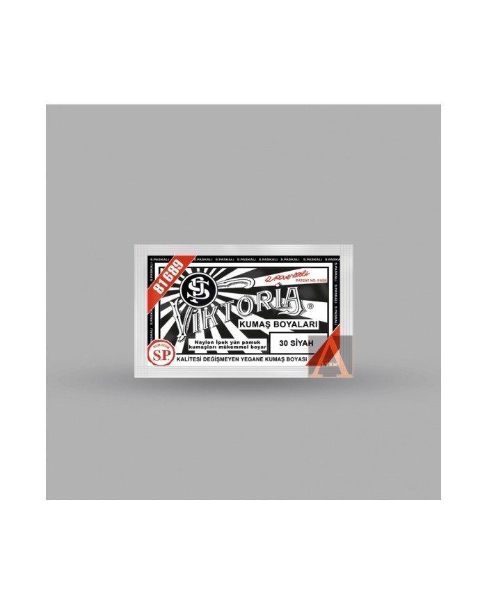 Toz Kumaş Boyası Siyah V-30