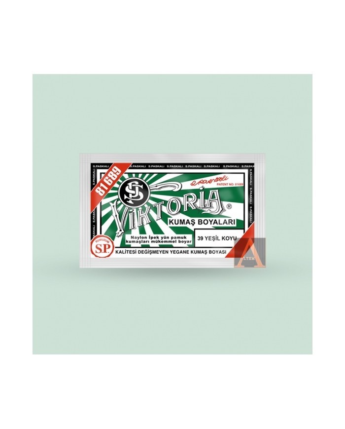 Toz Kumaş Boyası Koyu Yeşil V-39