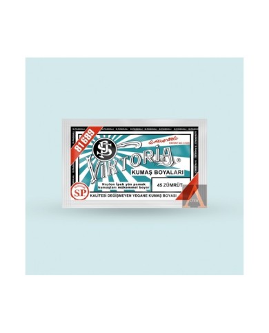 Toz Kumaş Boyası Zümrüt Yeşil V-45