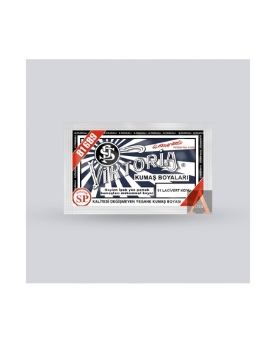 Toz Kumaş Boyası Koyu Lacivert V-51