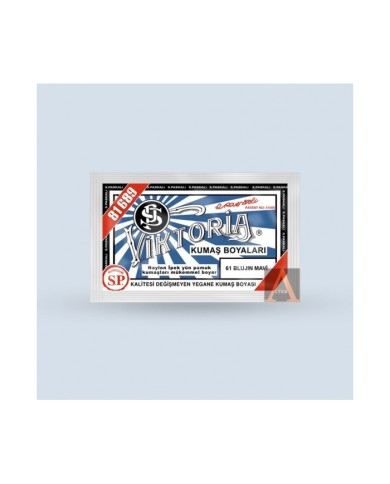 Toz Kumaş Boyası Blujin Mavi V-61