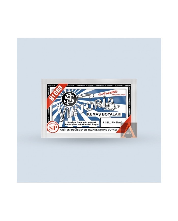 Toz Kumaş Boyası Blujin Mavi V-61