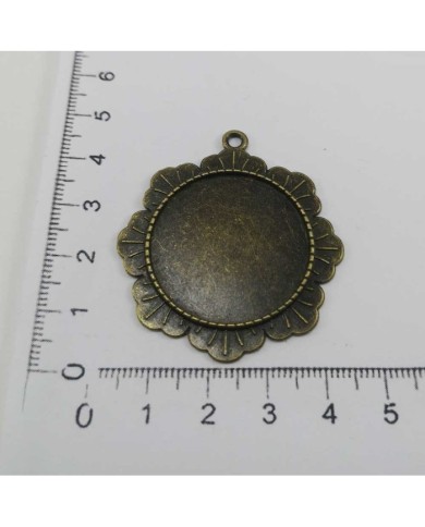 Metal Kolye Ucu - Çerçeve