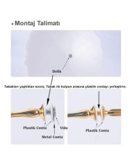 Yuvarlak Kek stand (sadece Kalıp) - Reçine Epoksi ve Beton Silikon Kalıp -Kod:209