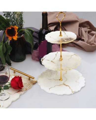 Yuvarlak Kek stand (sadece Kalıp) - Reçine Epoksi ve Beton Silikon Kalıp -Kod:209