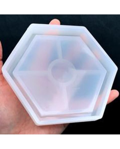 Reçine Epoksi ve Beton Kalıbı Bardak Altı - Kod: 20