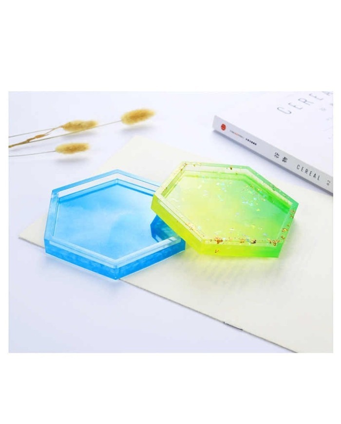 Reçine Epoksi ve Beton Kalıbı Bardak Altı - Kod: 20