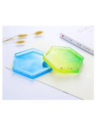 Reçine Epoksi ve Beton Kalıbı Bardak Altı - Kod: 20