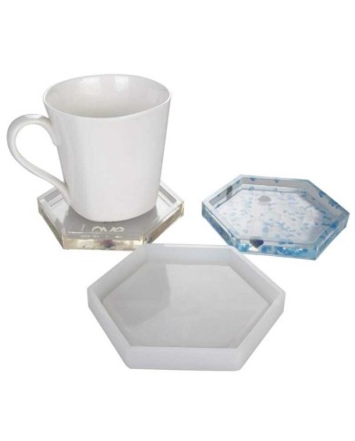 Reçine Epoksi ve Beton Kalıbı Bardak Altı - Kod: 20