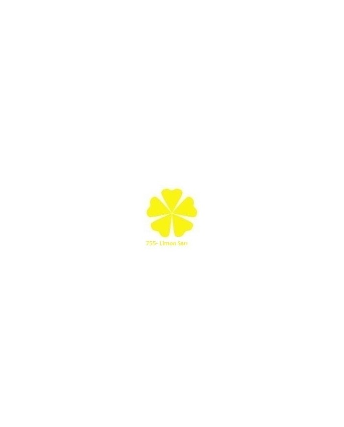 Opak Cam Boyası Limon Sarı 45 ml. - 755