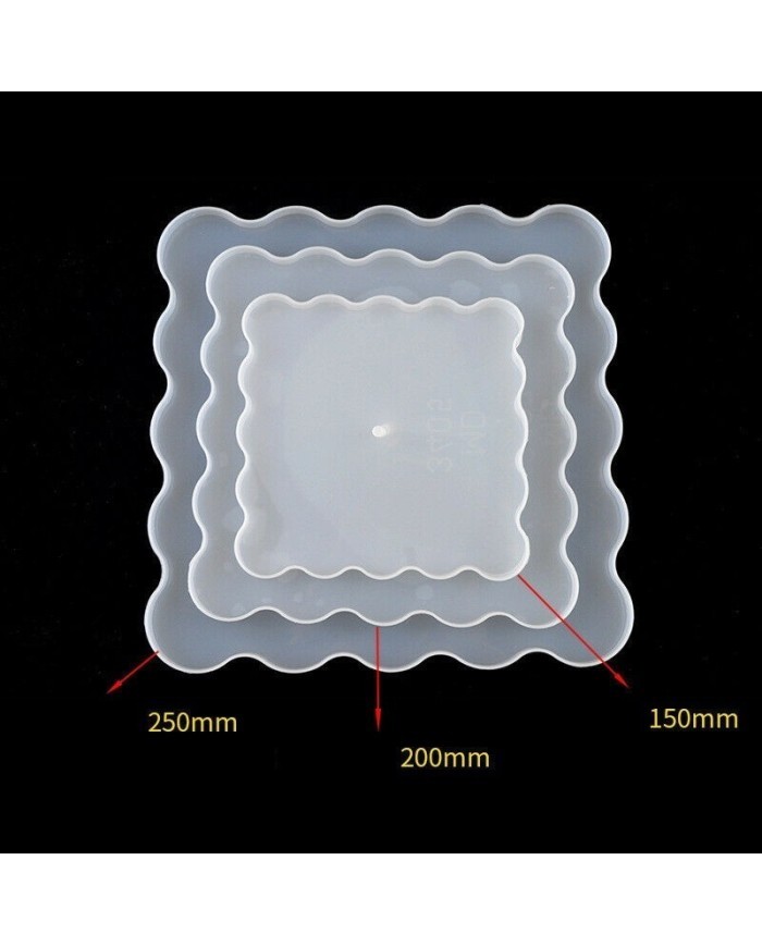 Reçine Epoksi ve Beton Kalıbı - Kare Kek stant  Sadece Kalıp -Kod:210
