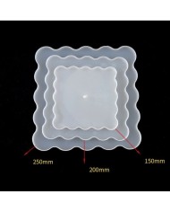 Reçine Epoksi ve Beton Kalıbı - Kare Kek stant  Sadece Kalıp -Kod:210